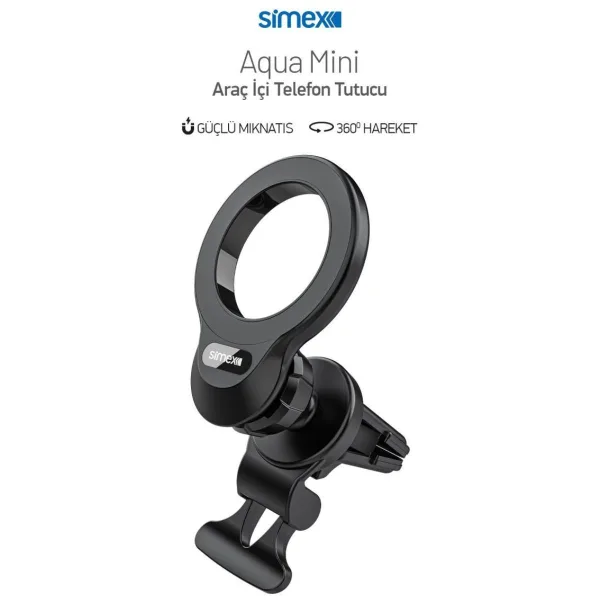 Simex Circulo Magsafe Araç İçi Telefon Tutucu ST-207 - Görsel 2