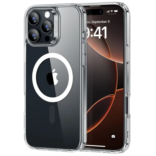 iPhone 16 Pro Magsafe Kılıf Şeffaf Silikon | Güçlü Koruma, Şık Tasarım