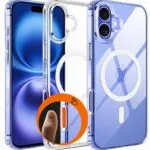 iPhone 16 Plus Magsafe Kılıf Şeffaf Silikon