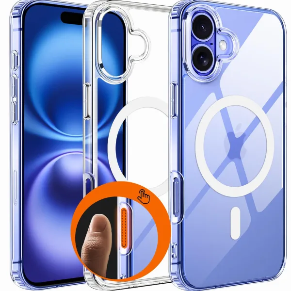 iPhone 16 Plus Magsafe Kılıf Şeffaf Silikon | Maksimum Koruma, Mükemmel Uyum