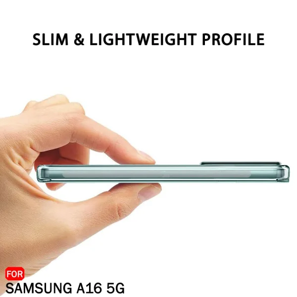 Samsung Galaxy A16 Şeffaf Silikon Kamera Koruma Kılıf - Görsel 3