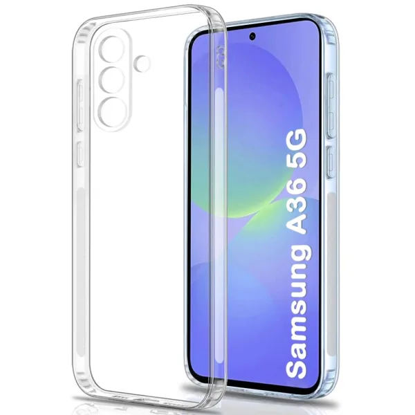 Samsung Galaxy A36 Şeffaf Silikon Kamera Koruma Kılıf