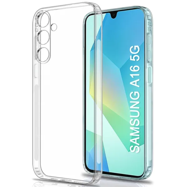 Samsung Galaxy A16 Şeffaf Silikon Kamera Koruma Kılıf