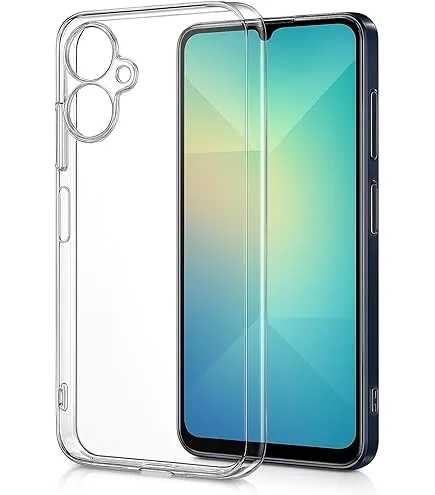 Samsung Galaxy A06 Şeffaf Kılıf Silikon Kamera Korumalı