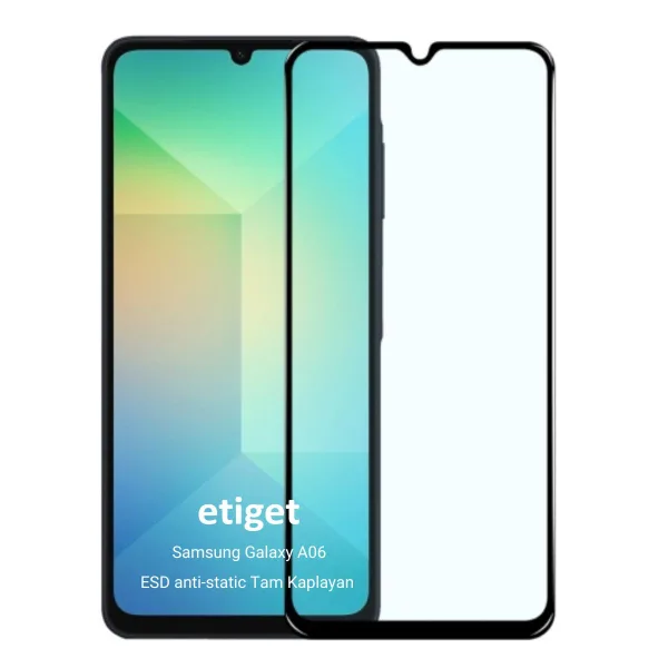 Samsung Galaxy A06 ”ESD ANTI-STATIC” Cam Ekran Koruyucu 6D GLASS