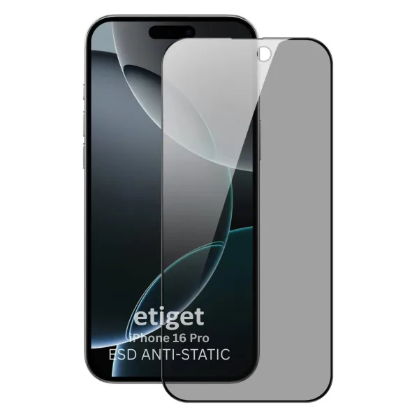 iPhone 16 Pro ”ESD ANTI-STATIC” Gizli Hayalet Cam Ekran Koruyucu