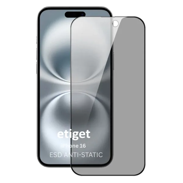 iPhone 16 ”ESD ANTI-STATIC” Gizli Hayalet Cam Ekran Koruyucu