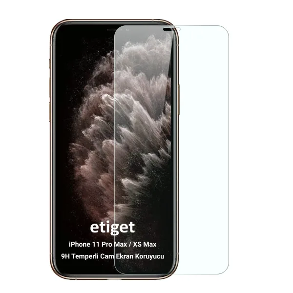iPhone 11 Pro Max Temperli 9H Cam Ekran Koruyucu