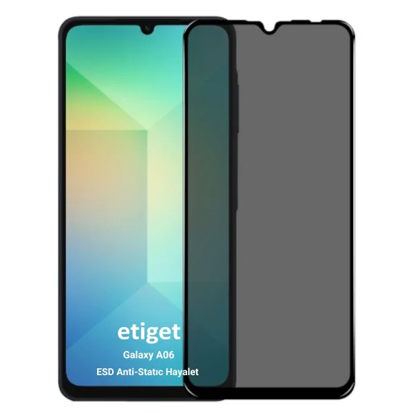 Samsung Galaxy A06 ”ESD ANTI-STATIC” Hayalet Cam Ekran Koruyucu
