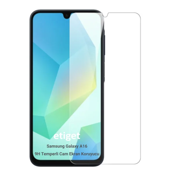 Samsung Galaxy A16 Temperli 9H Cam Ekran Koruyucu