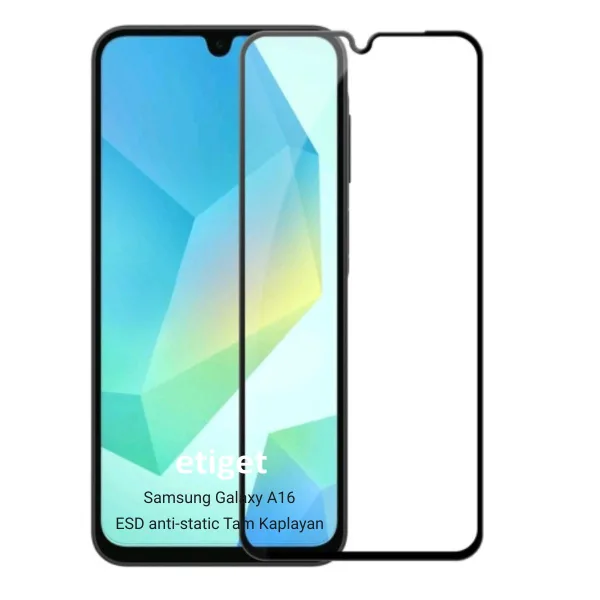 Samsung Galaxy A16 ”ESD ANTI-STATIC” Cam Ekran Koruyucu 6D GLASS