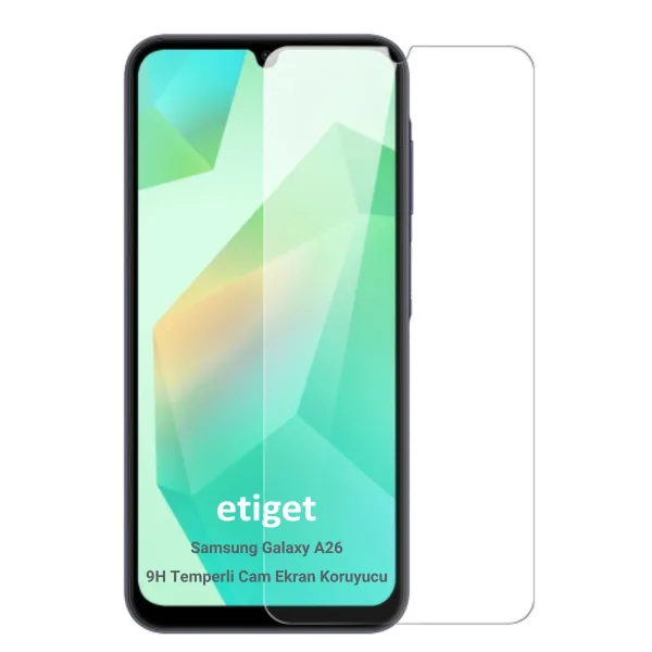 Samsung Galaxy A26 Temperli 9H Cam Ekran Koruyucu