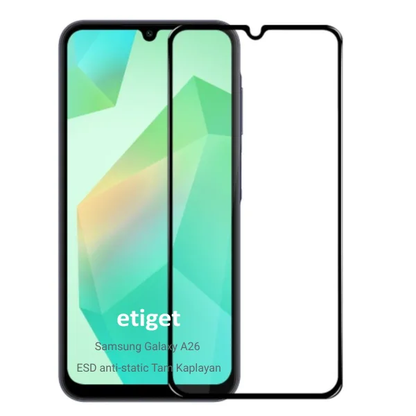 Samsung Galaxy A26 ”ESD ANTI-STATIC” Cam Ekran Koruyucu 6D GLASS