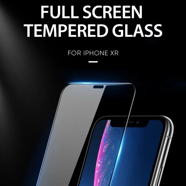 iPhone XR ESD Cam Ekran Koruyucu 6D GLASS - Görsel 2