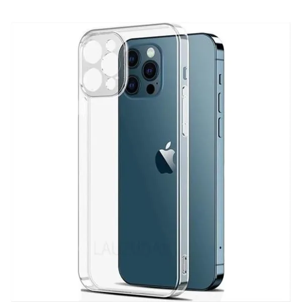 iPhone 12 Pro Şeffaf Silikon Kılıf Kamera Korumalı