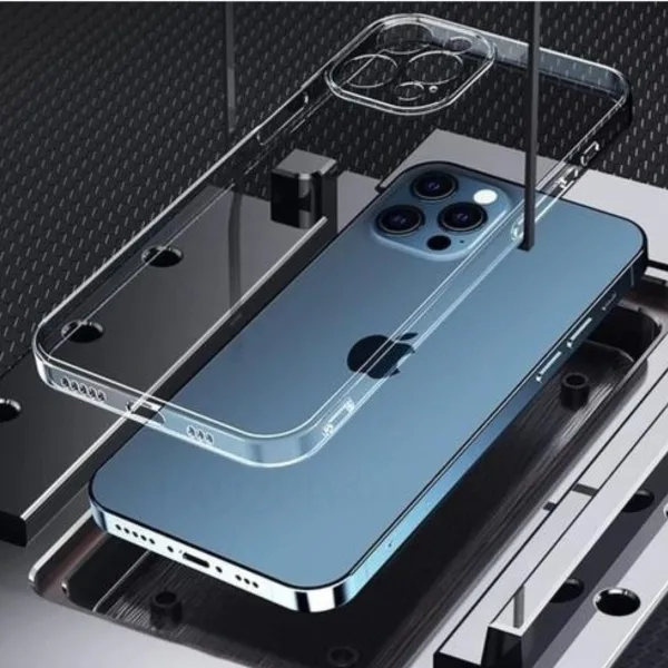 iPhone 12 Pro Max Şeffaf Silikon Kılıf Kamera Korumalı - Görsel 2