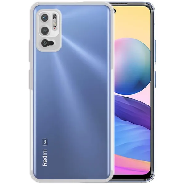 Xiaomi Redmi Note 10 5G Kılıf Şeffaf Silikon Kamera Korumalı - Görsel 2