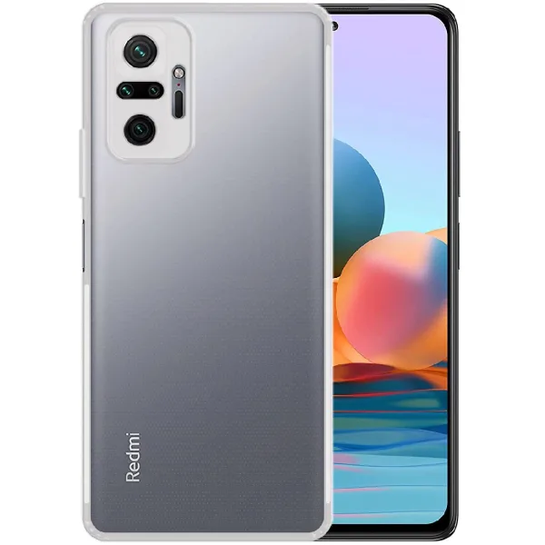 Xiaomi Redmi Note 10 Pro Kılıf Şeffaf Silikon Kamera Korumalı - Görsel 2