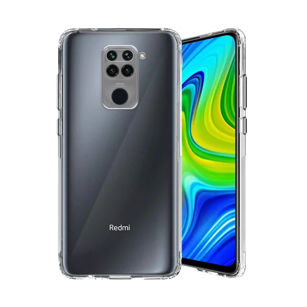 Xiaomi Redmi Note 9 Kılıf Şeffaf Silikon Kamera Korumalı - Görsel 2