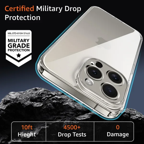 iPhone 15 Pro Şeffaf Silikon Kılıf Kamera Korumalı - Görsel 2