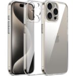 iPhone 15 Pro Şeffaf Silikon Kılıf Kamera Korumalı