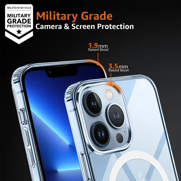 iPhone 13 Pro Magsafe Kılıf Şeffaf Silikon - Görsel 2