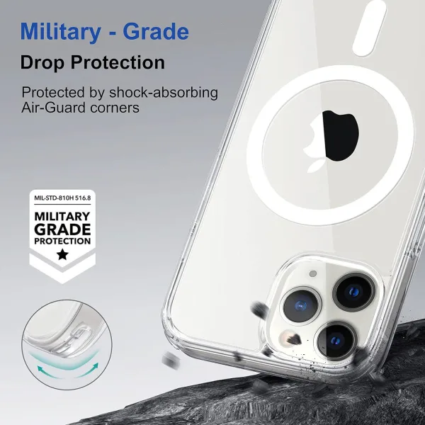 iPhone 11 Pro Max Magsafe Kılıf Şeffaf Silikon - Görsel 3