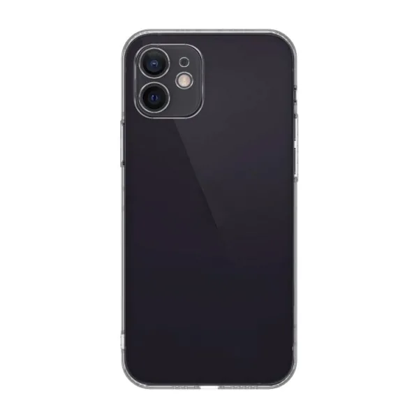 iPhone 12 Şeffaf Silikon Kılıf Kamera Korumalı - Görsel 2
