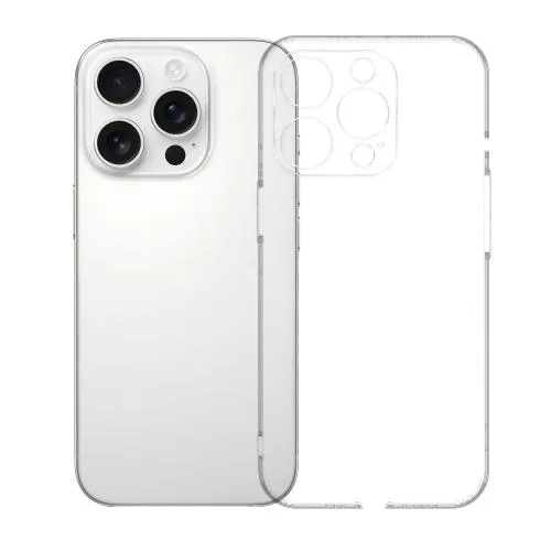 iPhone 14 Pro Şeffaf Silikon Kılıf Kamera Korumalı