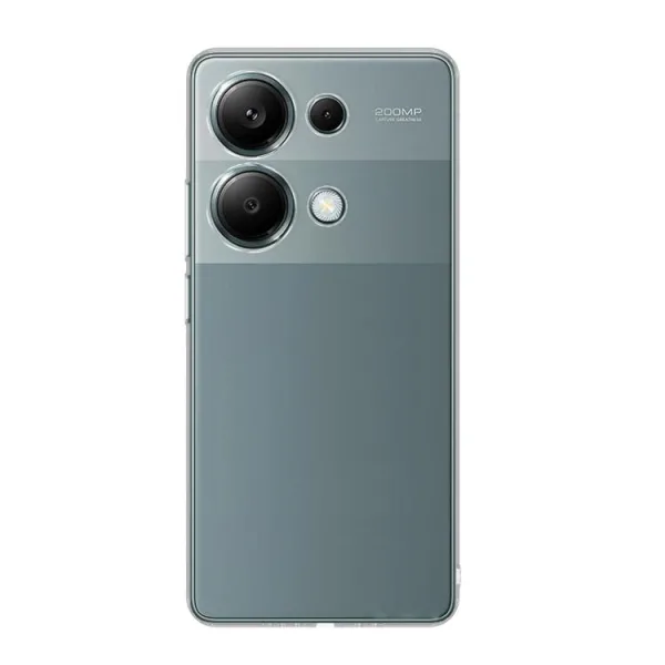 Xiaomi Redmi Note 13 Pro 4G Kılıf Şeffaf Silikon Kamera Korumalı - Görsel 2