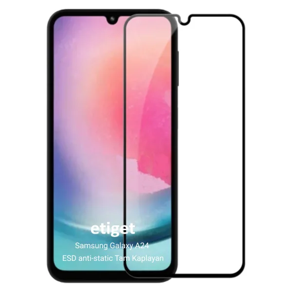 Samsung Galaxy A24 ”ESD ANTI-STATIC” Cam Ekran Koruyucu 6D GLASS