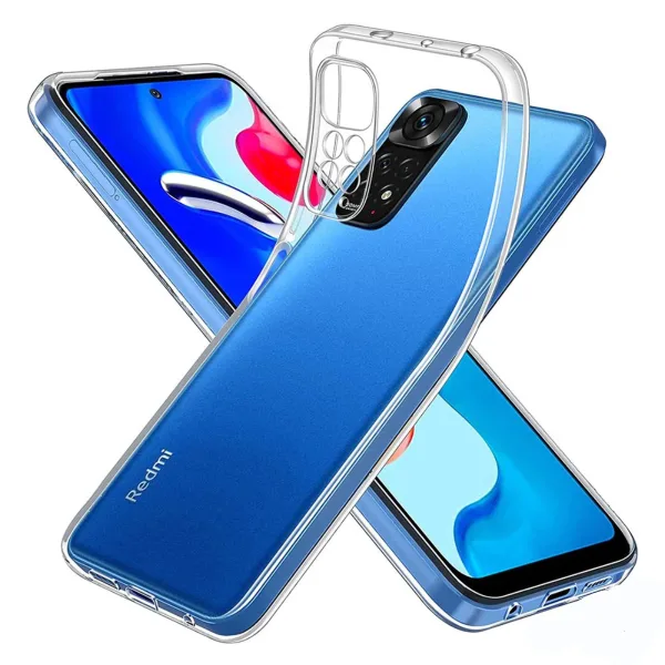 Xiaomi Redmi Note 12 Pro 4G Kılıf Şeffaf Silikon Kamera Korumalı - Görsel 2
