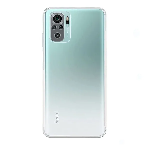 Xiaomi Redmi Note 10 4G Kılıf Şeffaf Silikon Kamera Korumalı - Görsel 3