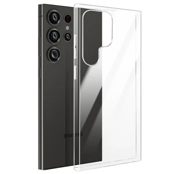 Samsung Galaxy S24 Ultra 5G Şeffaf Silikon Kılıf