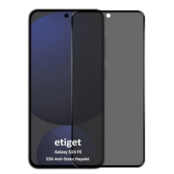 Samsung Galaxy S24 FE ”ESD ANTI-STATIC” Hayalet Cam Ekran Koruyucu