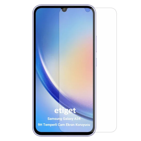 Samsung Galaxy A34 Temperli 9H Cam Ekran Koruyucu