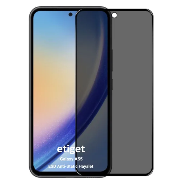 Samsung Galaxy A55 ”ESD ANTI-STATIC” Hayalet Cam Ekran Koruyucu