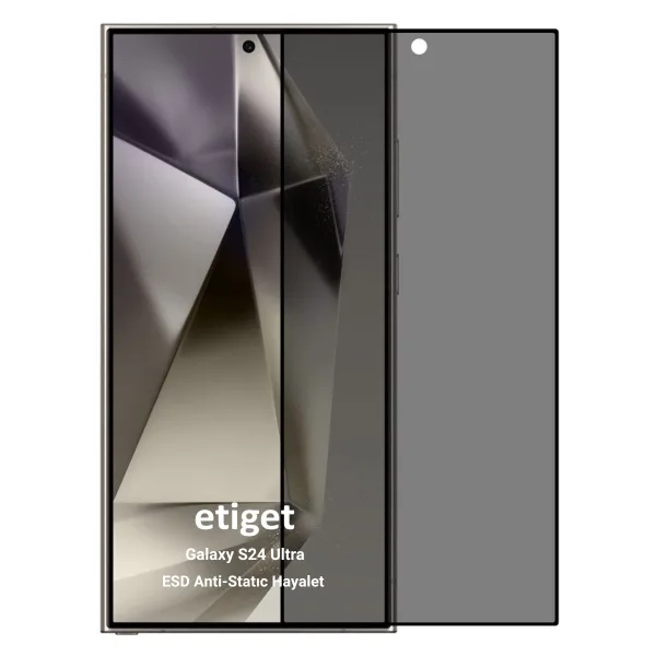 Samsung Galaxy S24 Ultra ”ESD ANTI-STATIC” Hayalet Cam Ekran Koruyucu