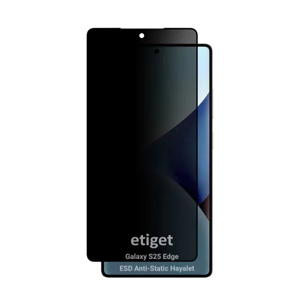 Samsung Galaxy S25 Edge ”ESD ANTI-STATIC” Hayalet Cam Ekran Koruyucu