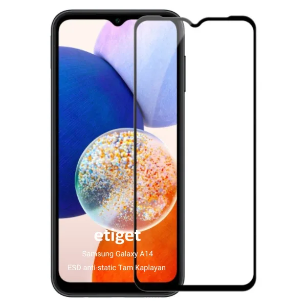 Samsung Galaxy A14 ”ESD ANTI-STATIC” Cam Ekran Koruyucu 6D GLASS