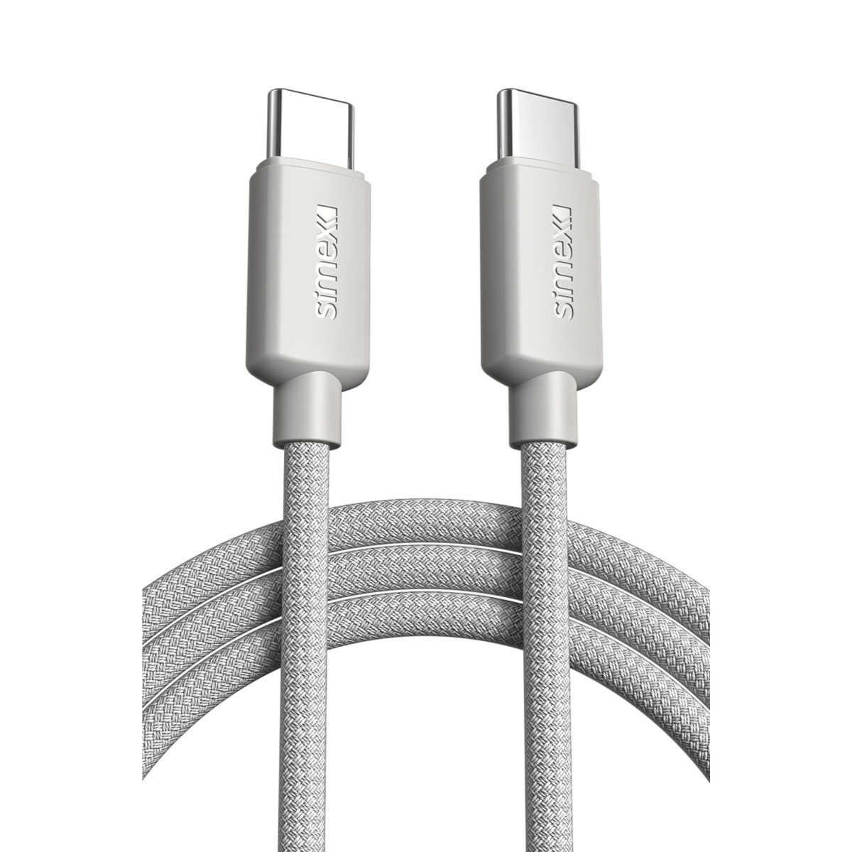 Simex Monde 60 Watt Kablo Type-C to Type-C Şarj ve Veri Kablosu SPK-10 | PD 3.0 & QC4.0 Destekli, Hızlı ve Güvenilir Şarj