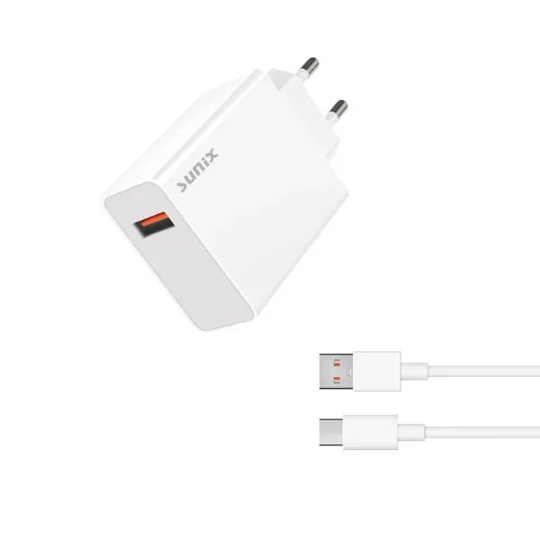 Sunix 67W Type-C Süper Hızlı Şarj Aleti – PD 3.0 & QC 4.0 Hızlı Şarj Cihazı