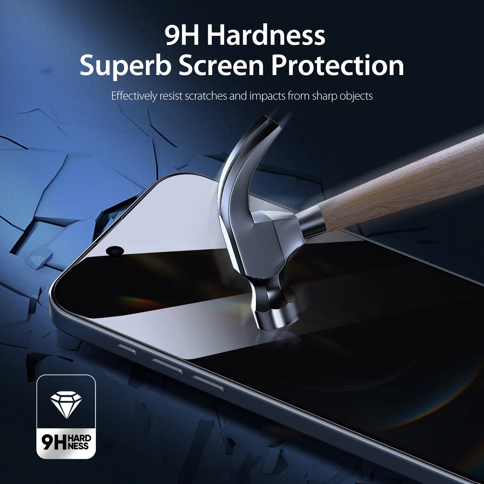 Privacy Screen Protector for iPhone 16e 4