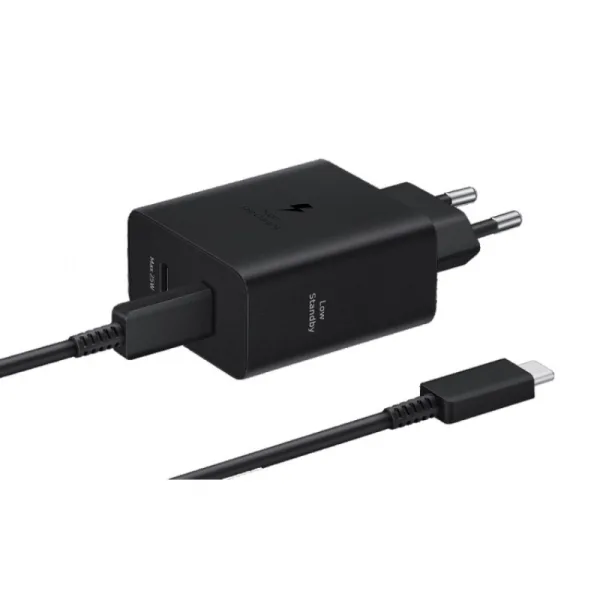 Samsung EP-T5020X 50W Süper Hızlı Şarj Aleti – Type-C PD Destekli – Siyah