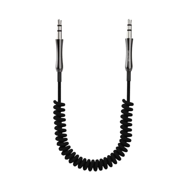 Simex Zinco Spiralli 3.5mm to 3.5mm AUX Kablo – Esnek ve Dayanıklı Ses Kablosu