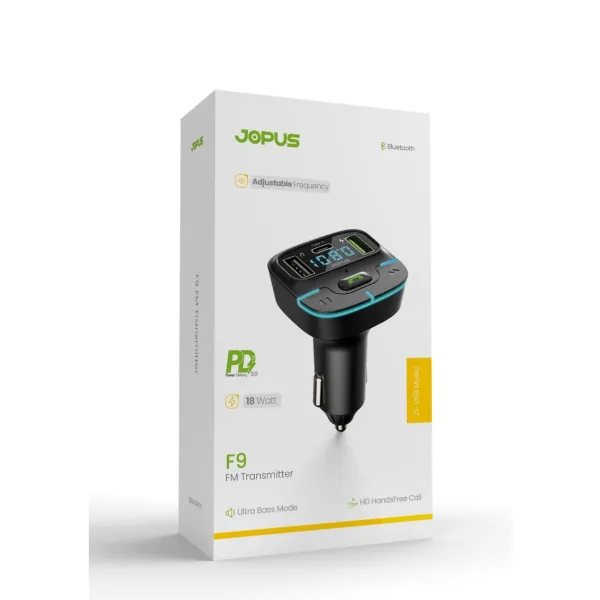Jopus F9 Bluetooth FM Transmitter - Görsel 6