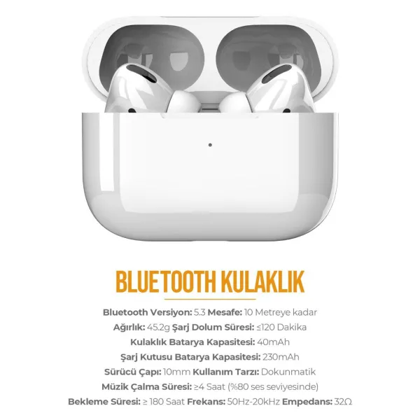 Azeada 3. Nesil Bluetooth Kulaklık PD-BT113 - Görsel 2
