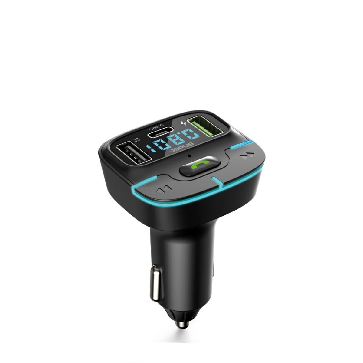 Jopus F9 Bluetooth FM Transmitter – Araç İçi Müzik & Şarj Cihazı, Çift USB, Hands-Free Görüşme