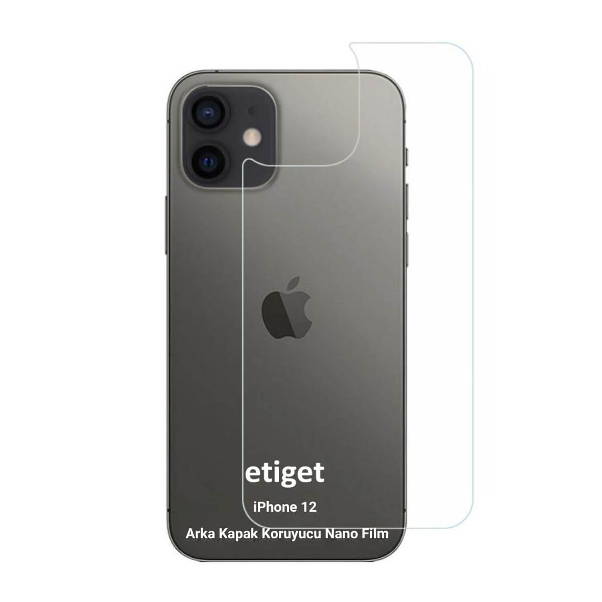 iPhone 12 Arka Kapak Koruyucu Nano Film – Ultra İnce & Esnek Yapı