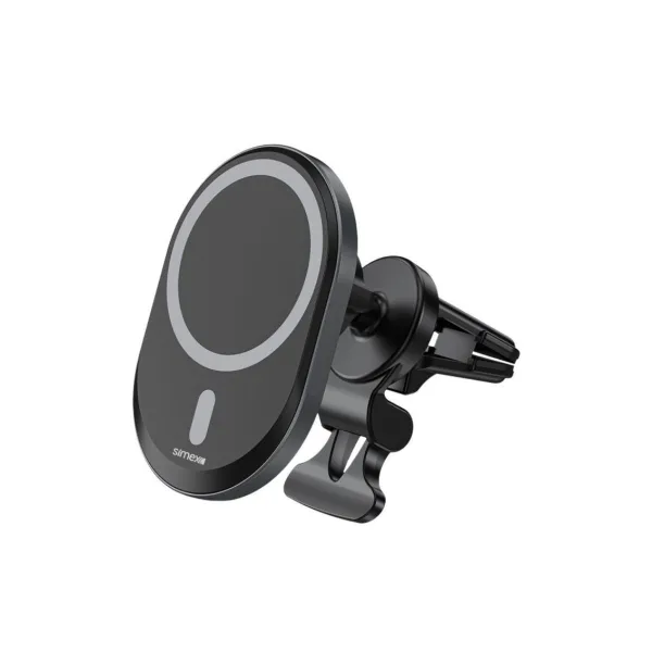 Simex Cargador Wireless 15W Magsafe Şarjlı Telefon Tutucu | Hızlı Kablosuz Şarj & Magsafe Uyumu
